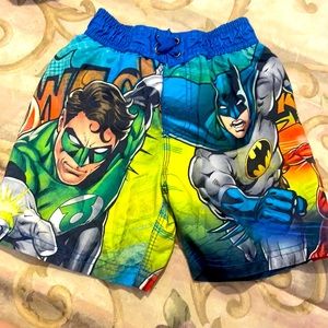 Superhero Swim trunks 2T